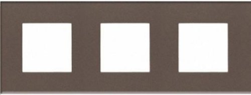 Рамка универсальная ABB Niessen Zenit 3-м. 6 мод. N2273 CC стекло кофейное картинка